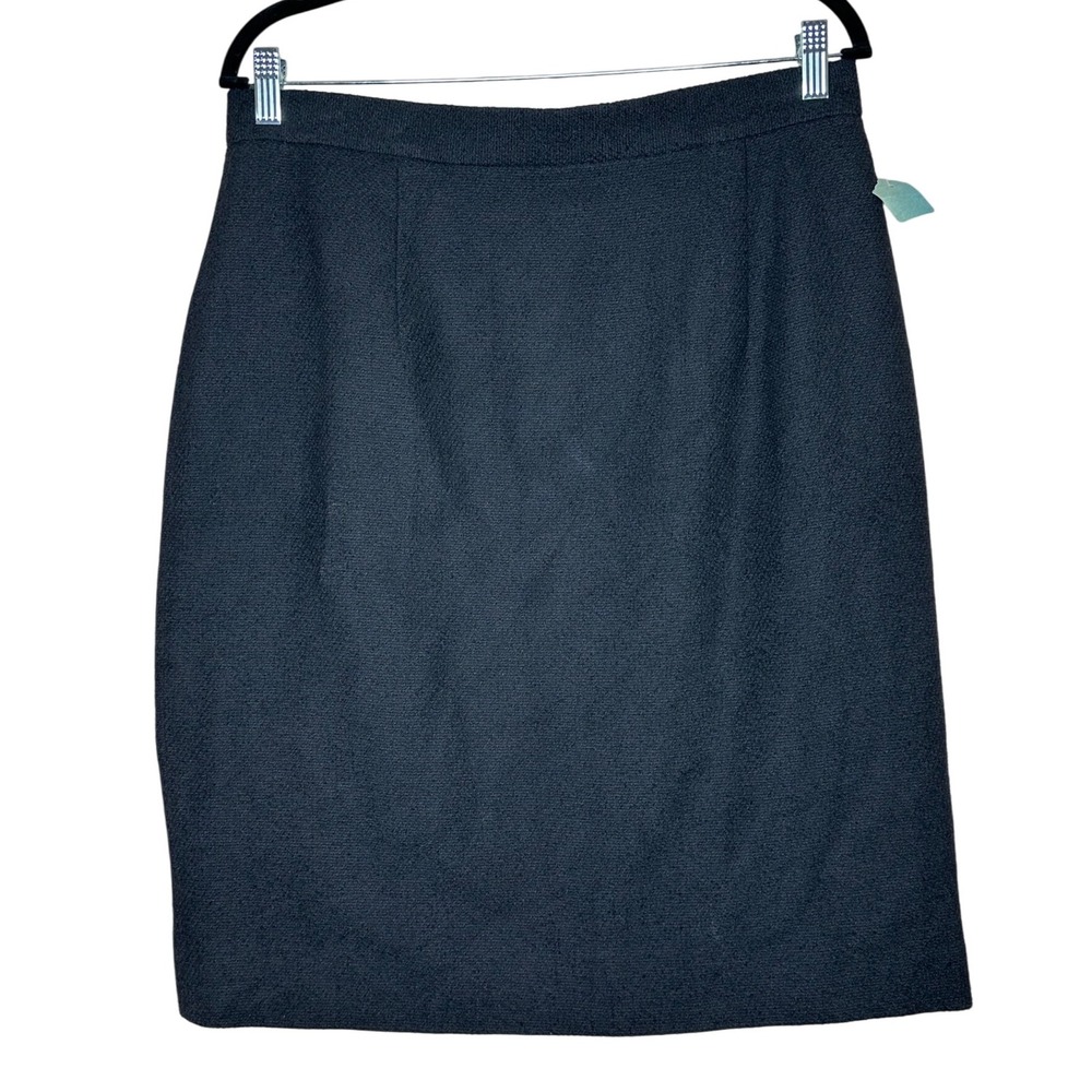 Saks Fifth Avenue FOLIO Collection NWT‎ Skirt Women's 16 Gray Career Pencil BLK